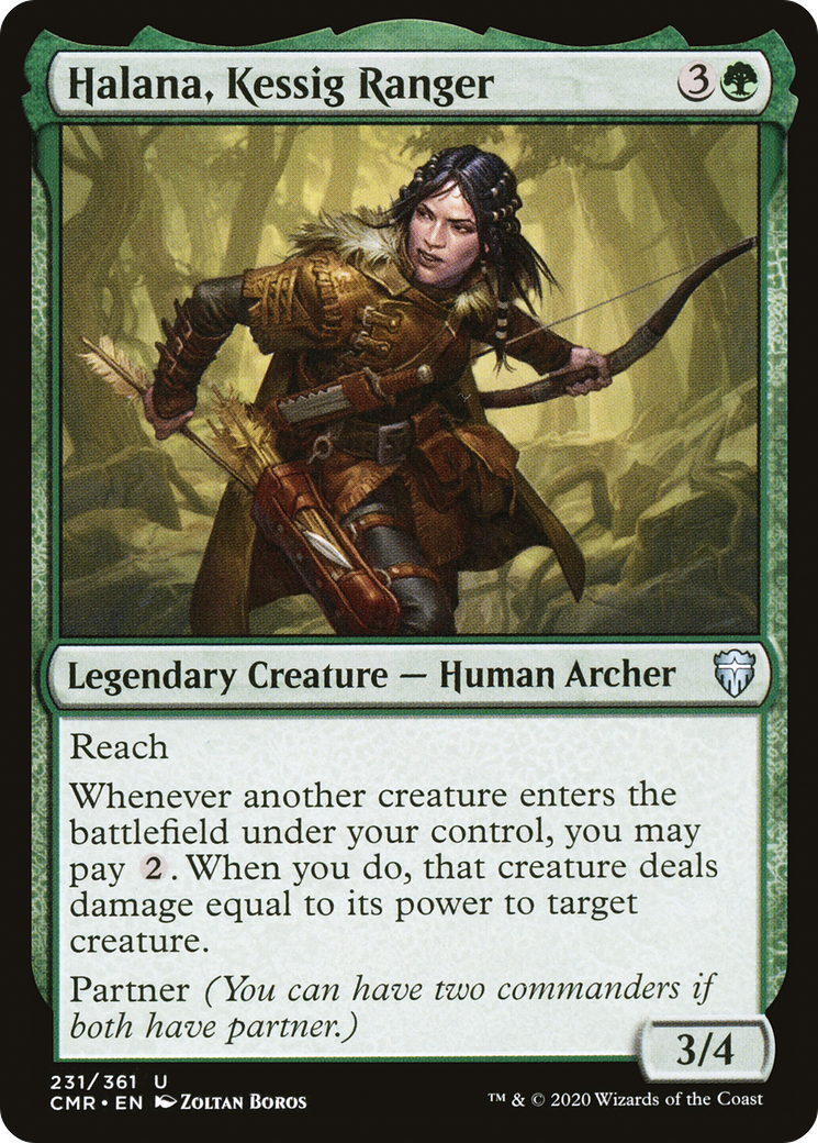 Halana, Kessig Ranger (CMR-231) - Commander Legends Foil