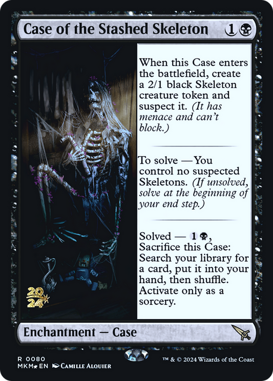 Case of the Stashed Skeleton (PMKM-80S) - Murders at Karlov Manor Promos Foil