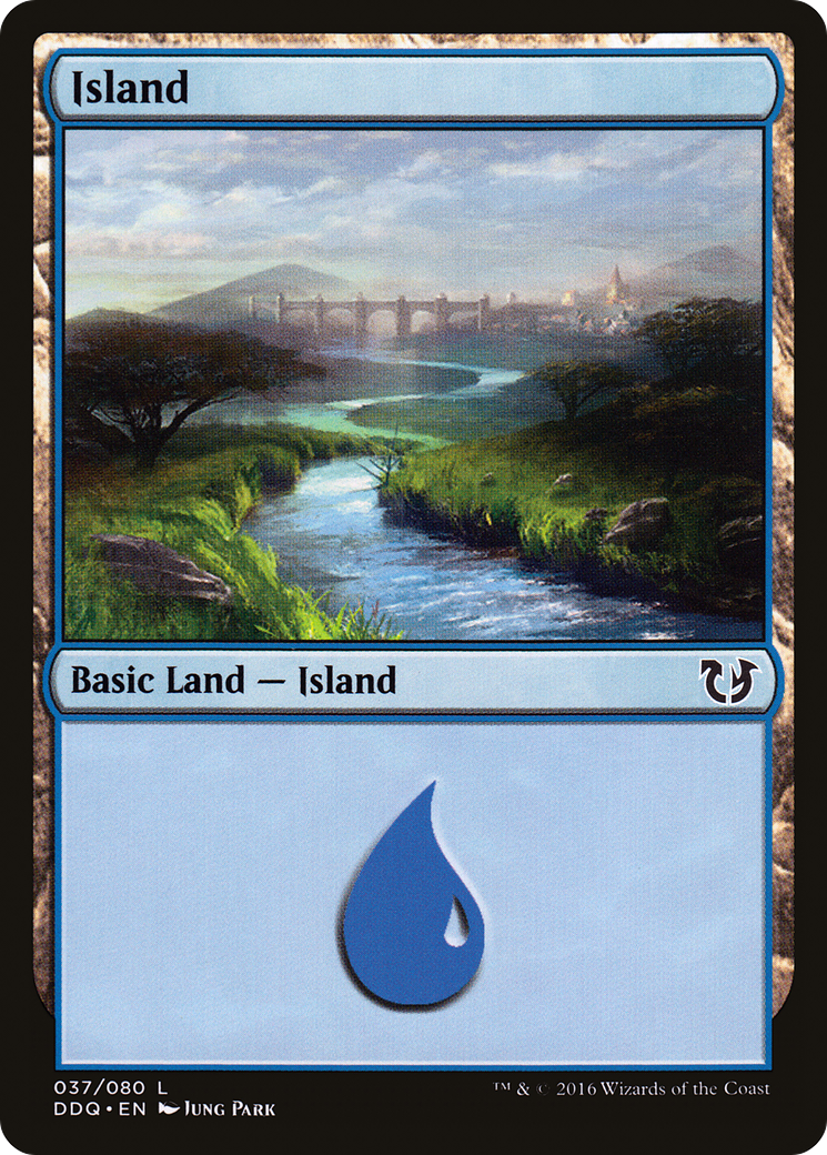 Island (DDQ-037) - Duel Decks: Blessed vs. Cursed