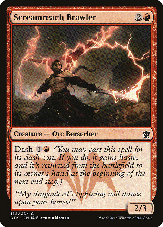 Screamreach Brawler (DTK-155) - Dragons of Tarkir Foil