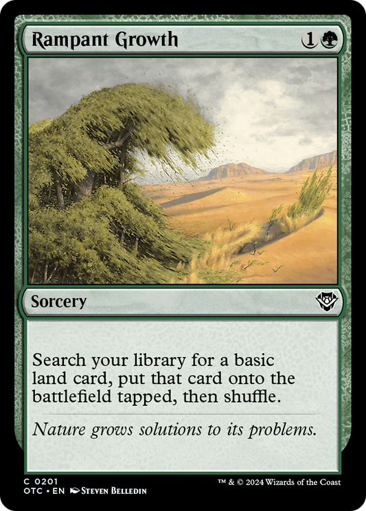 Rampant Growth (OTC-201) - Outlaws of Thunder Junction Commander