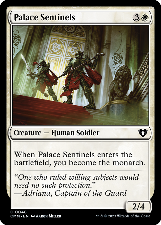 Palace Sentinels (CMM-048) - Commander Masters Foil