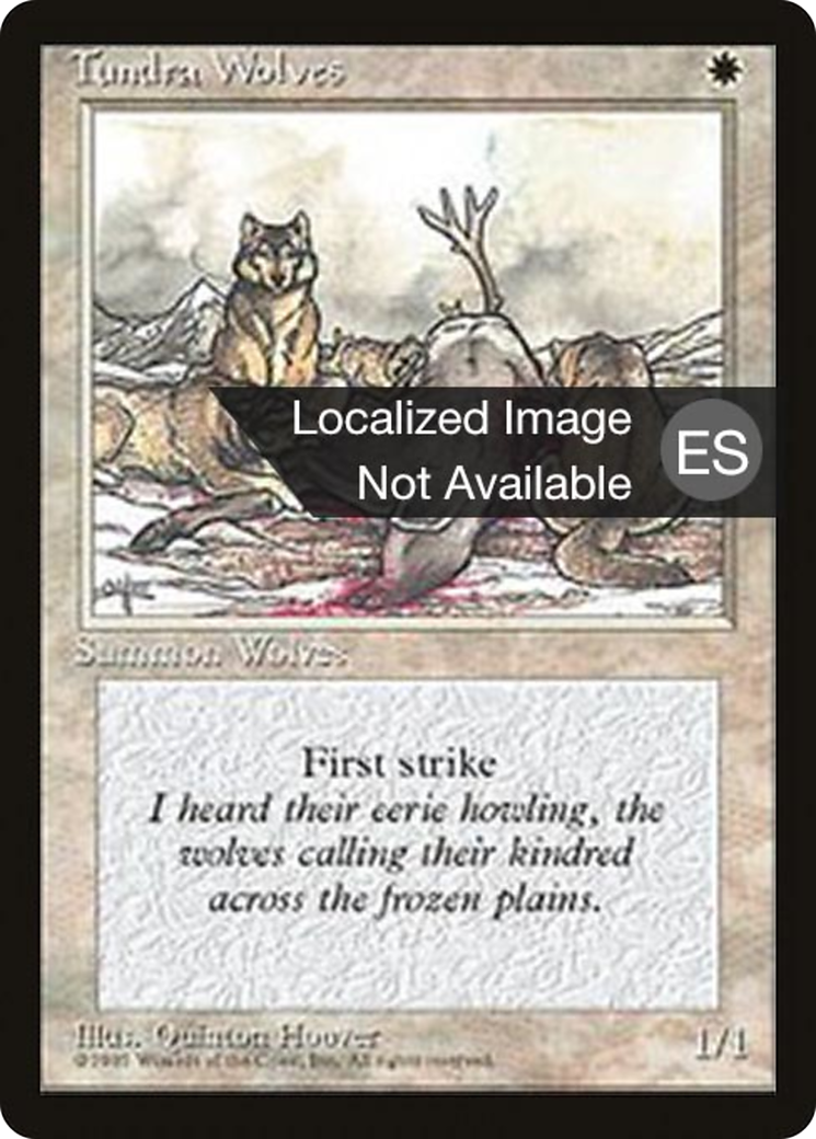 Tundra Wolves (4BB-053) - Fourth Edition Foreign Black Border