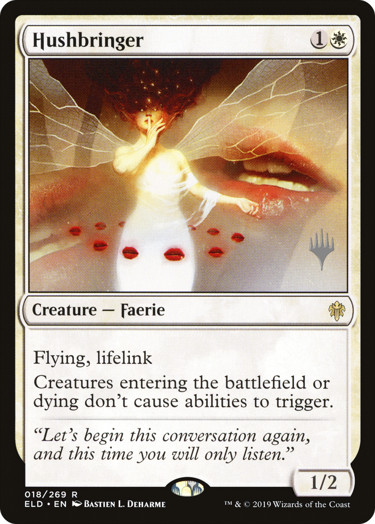 Hushbringer (PPELD-018) - Throne of Eldraine Promos (Promo Pack) Foil