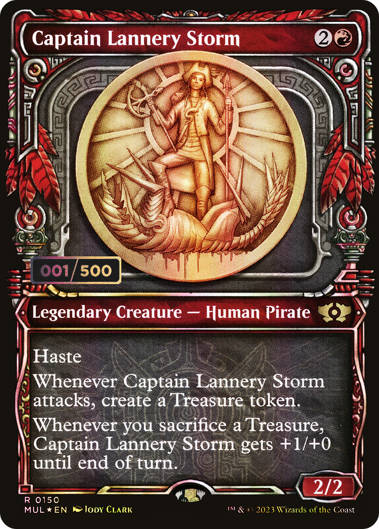 Captain Lannery Storm (MUL-150Z) - Multiverse Legends: (Showcase) Foil