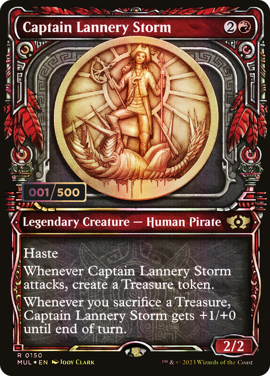 Captain Lannery Storm (MUL-150Z) - Multiverse Legends: (Showcase) Foil