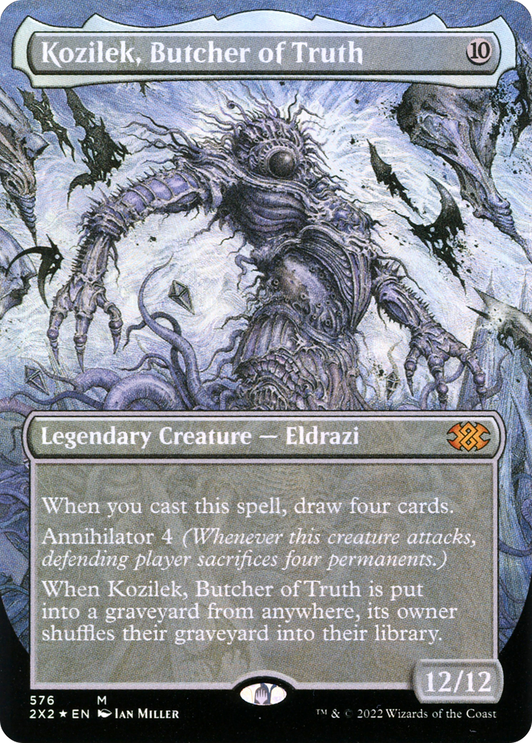 Kozilek, Butcher of Truth (2X2-576) - Double Masters 2022 (Borderless) Foil