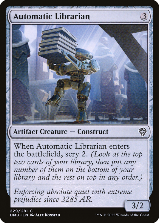 Automatic Librarian (DMU-229) - Dominaria United