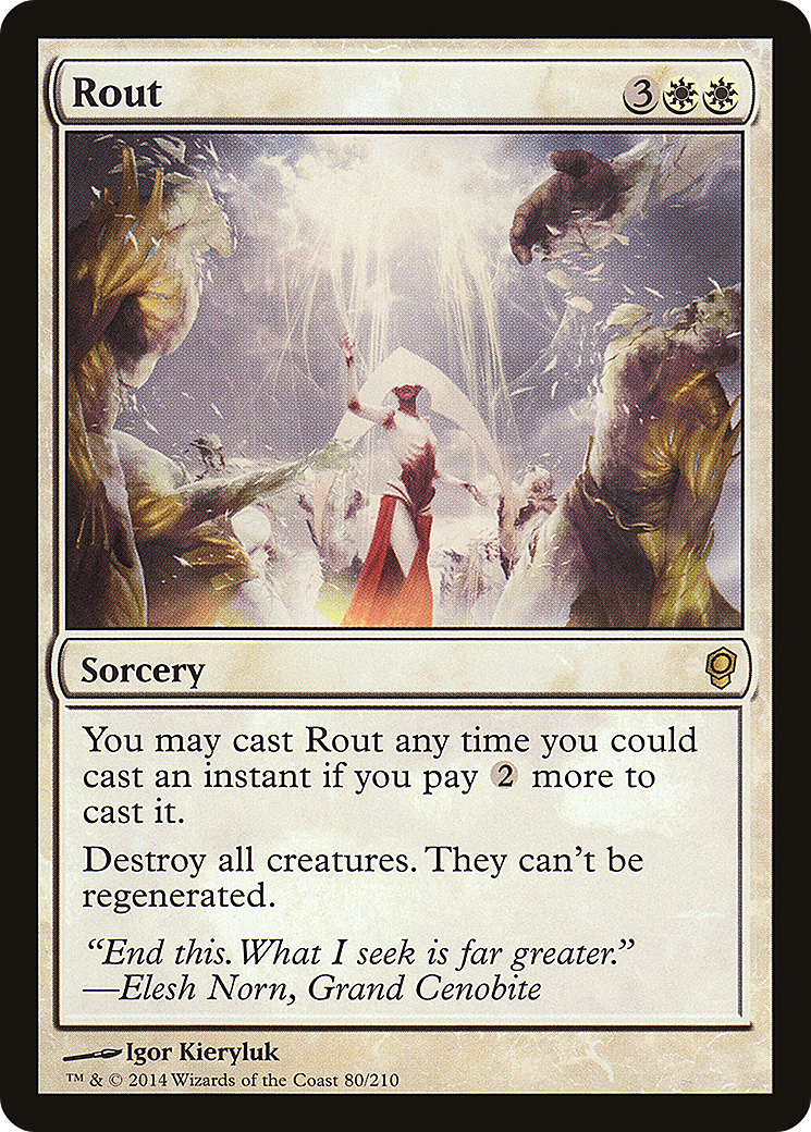 Rout (CNS-080) - Conspiracy Foil