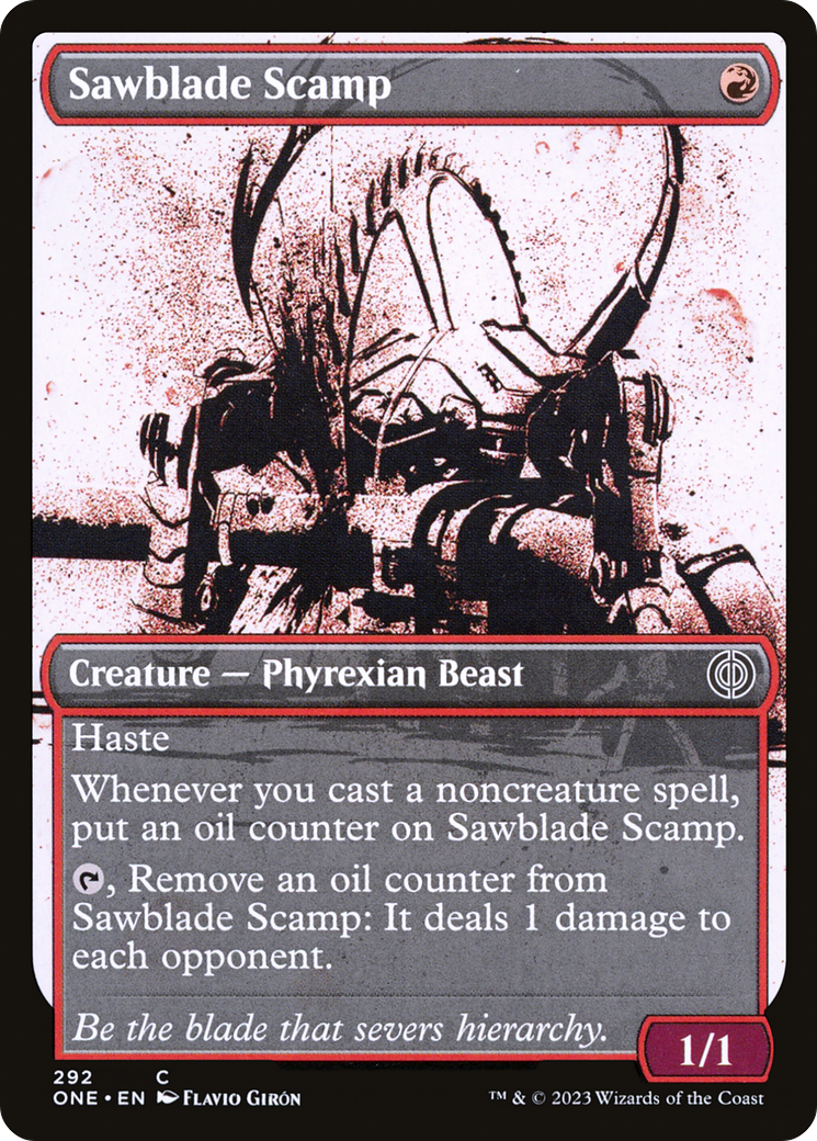 Sawblade Scamp (Showcase) (ONE-292) - Phyrexia: All Will Be One: (Showcase)