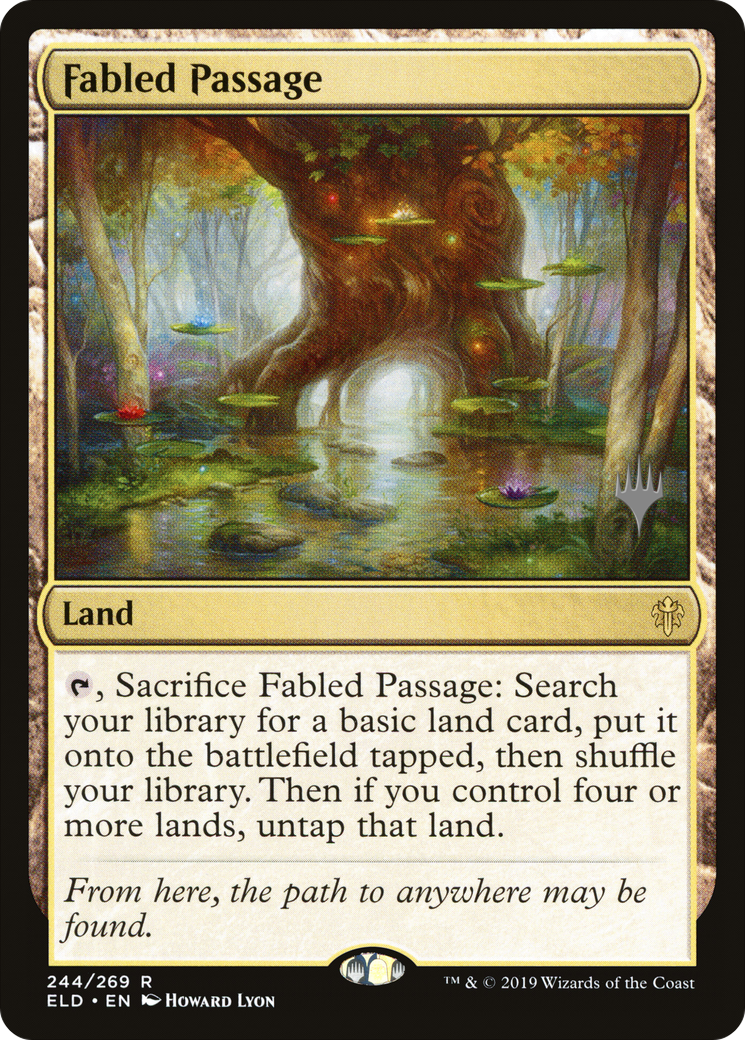 Fabled Passage (PELD-244P) - Throne of Eldraine Promos Foil