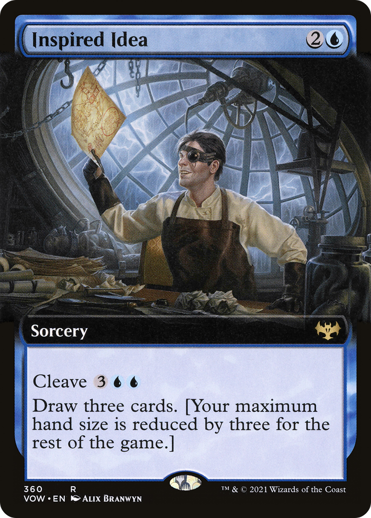 Inspired Idea (VOW-360) - Innistrad: Crimson Vow: (Extended Art) Foil