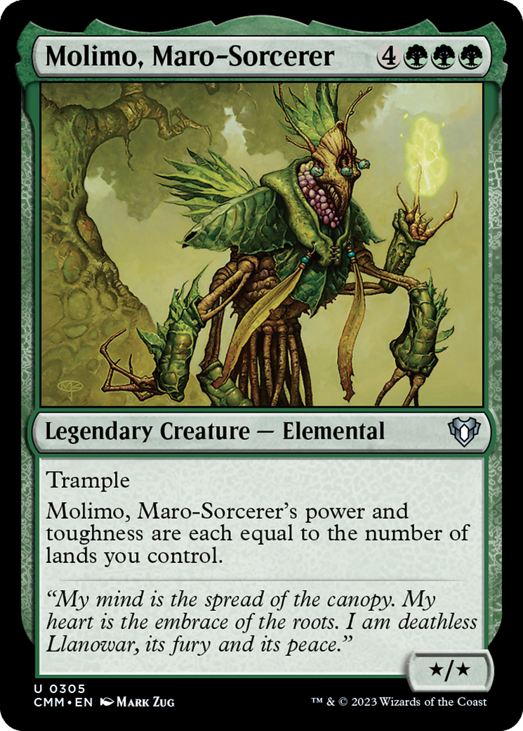 Molimo, Maro-Sorcerer (CMM-305) - Commander Masters Foil