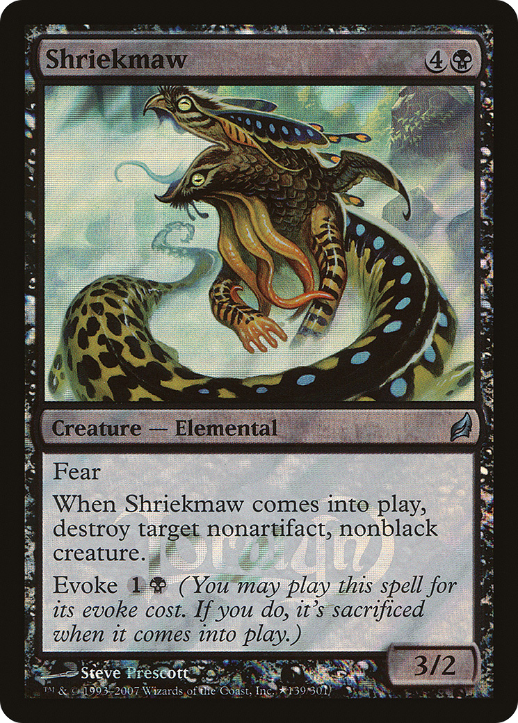 Shriekmaw (PLRW-139★) - Lorwyn Promos Foil