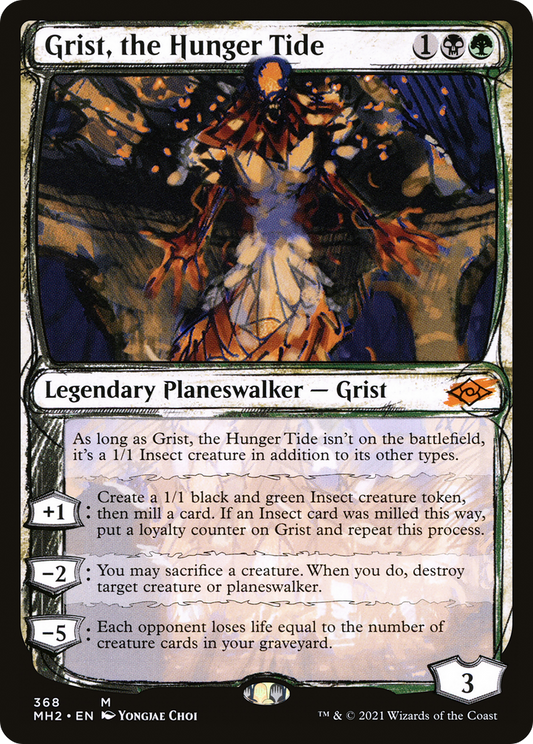 Grist, the Hunger Tide (MH2-368) - Modern Horizons 2: (Showcase) Foil