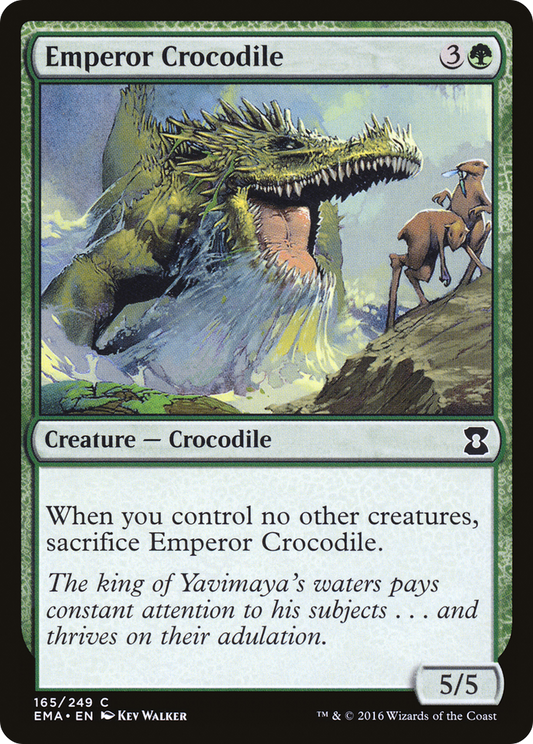 Emperor Crocodile (EMA-165) - Eternal Masters Foil