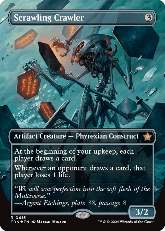 Scrawling Crawler (FDN-415) - Foundations (Borderless) Foil