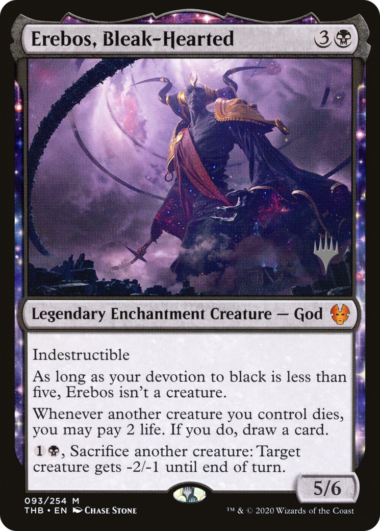Erebos, Bleak-Hearted (PPTHB-093) - Theros Beyond Death Promos Foil (Promo Pack)