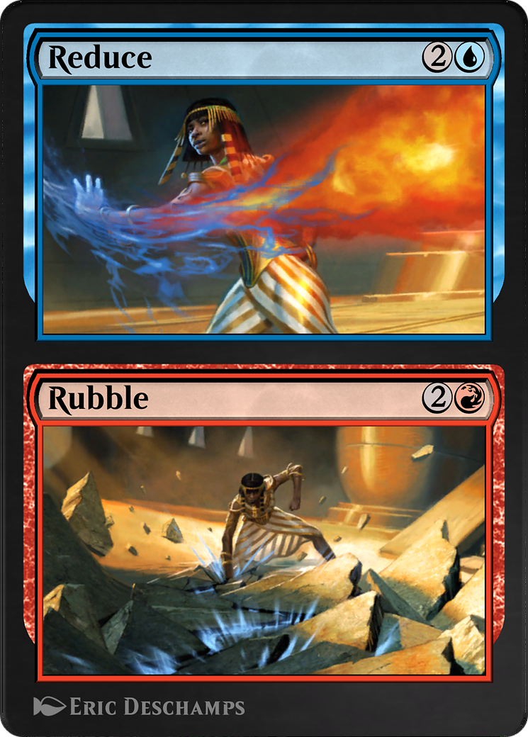 Reduce // Rubble (AKR-254) - Amonkhet Remastered