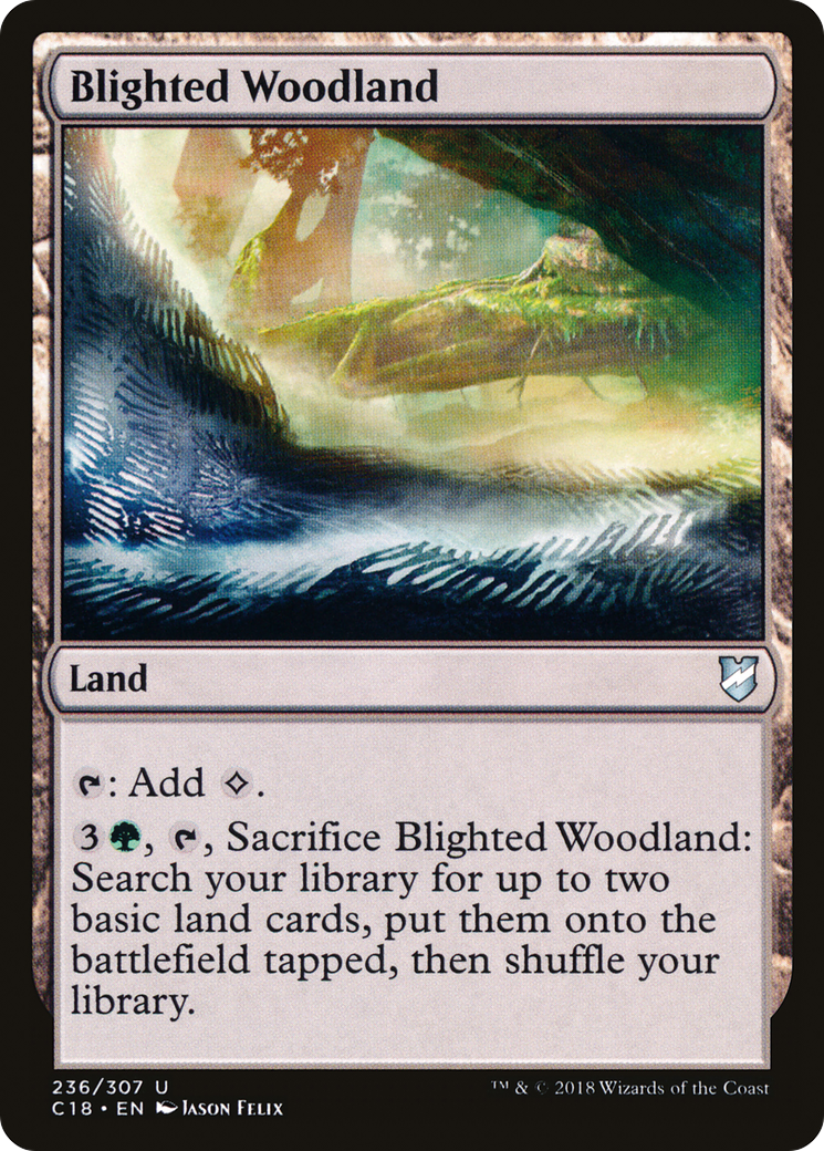 Blighted Woodland (C18-236) - Commander 2018