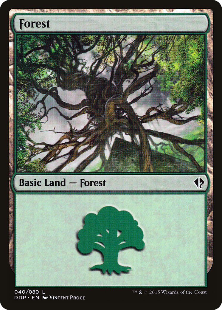 Forest (DDP-040) - Duel Decks: Zendikar vs. Eldrazi