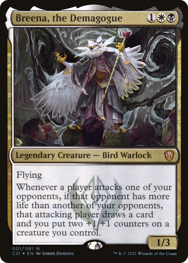 Breena, the Demagogue (C21-001) - Commander 2021 Foil