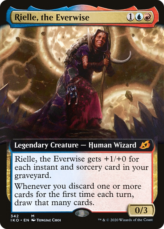 Rielle, the Everwise (IKO-342) - Ikoria: Lair of Behemoths: (Extended Art) Foil