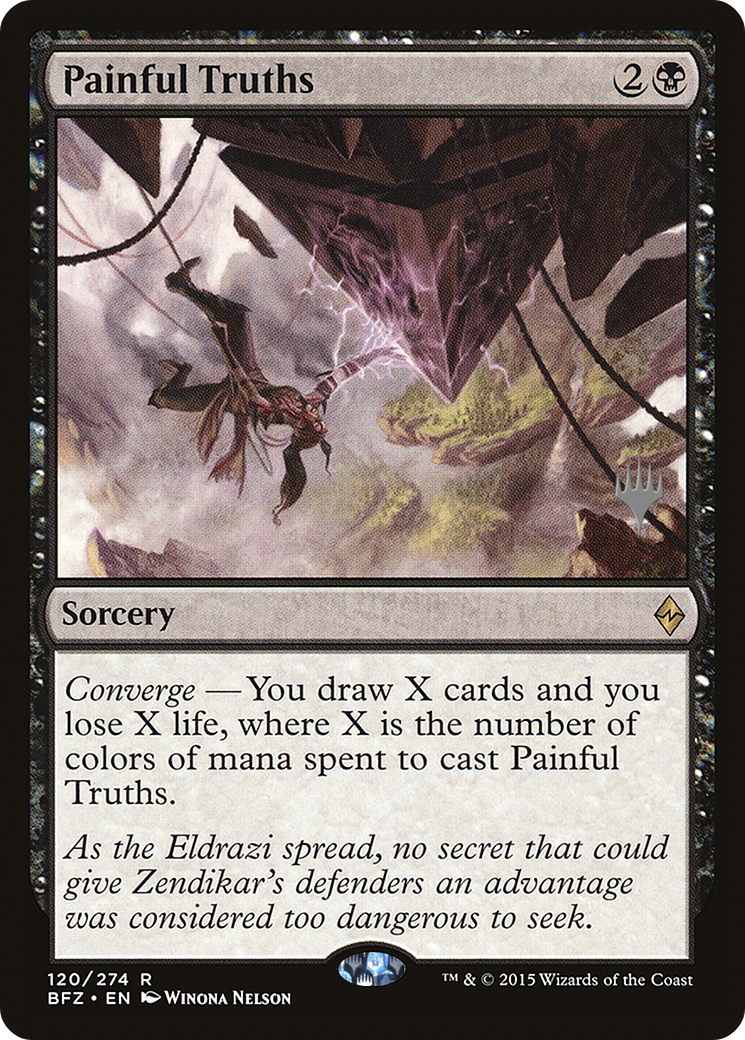 Painful Truths (PPM21-120P) - Battle for Zendikar Promos (Promo Pack)
