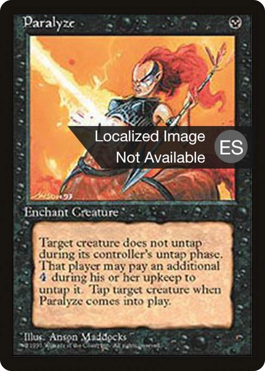 Paralyze (4BB-151) - Fourth Edition Foreign Black Border