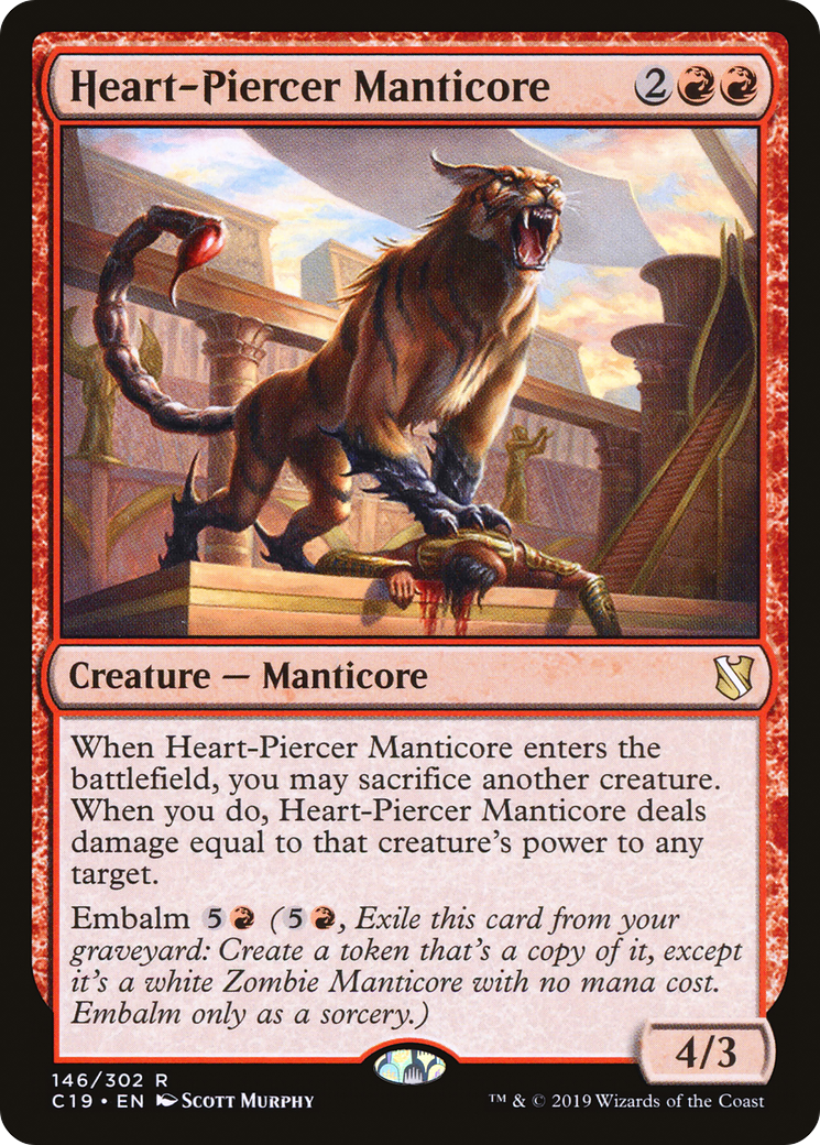 Heart-Piercer Manticore (C19-146) - Commander 2019