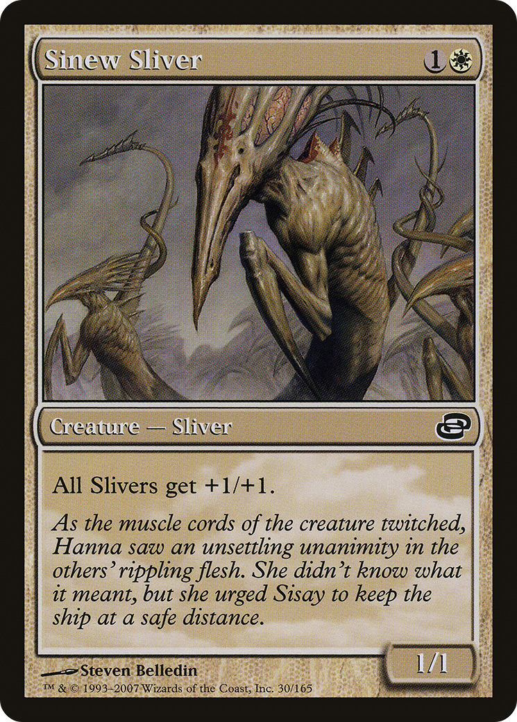 Sinew Sliver (PLC-030) - Planar Chaos: (colorshifted) Foil