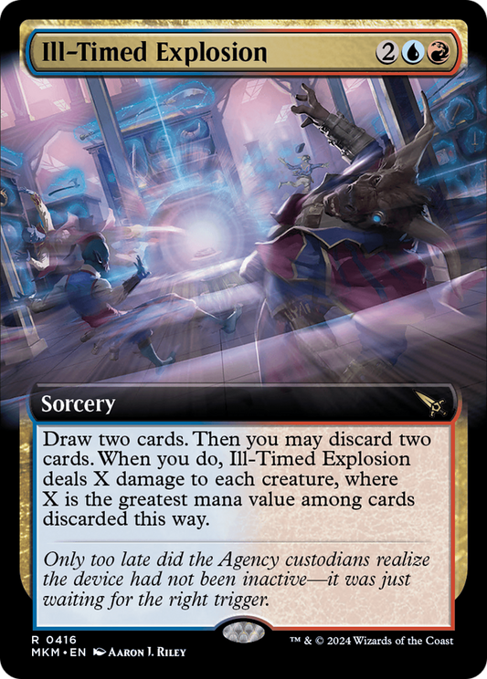 Ill-Timed Explosion (MKM-416) - Murders at Karlov Manor: (Extended Art) Foil