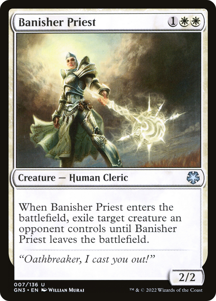 Banisher Priest (GN3-007) - Game Night: Free-for-All