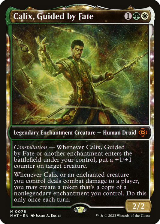 Calix, Guided by Fate (Showcase) (MAT-076) - March of the Machine: The Aftermath: (Showcase)