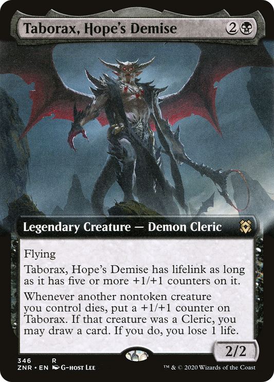 Taborax, Hope's Demise (ZNR-346) - Zendikar Rising: (Extended Art)