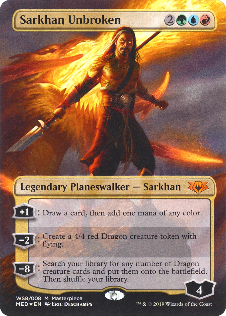 Sarkhan Unbroken (MED-WS8) - Mythic Edition (Borderless) Foil