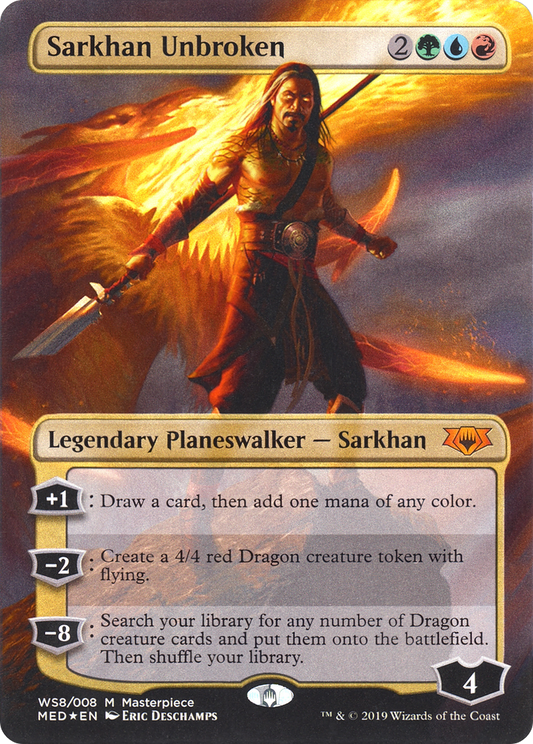 Sarkhan Unbroken (MED-WS8) - Mythic Edition (Borderless) Foil