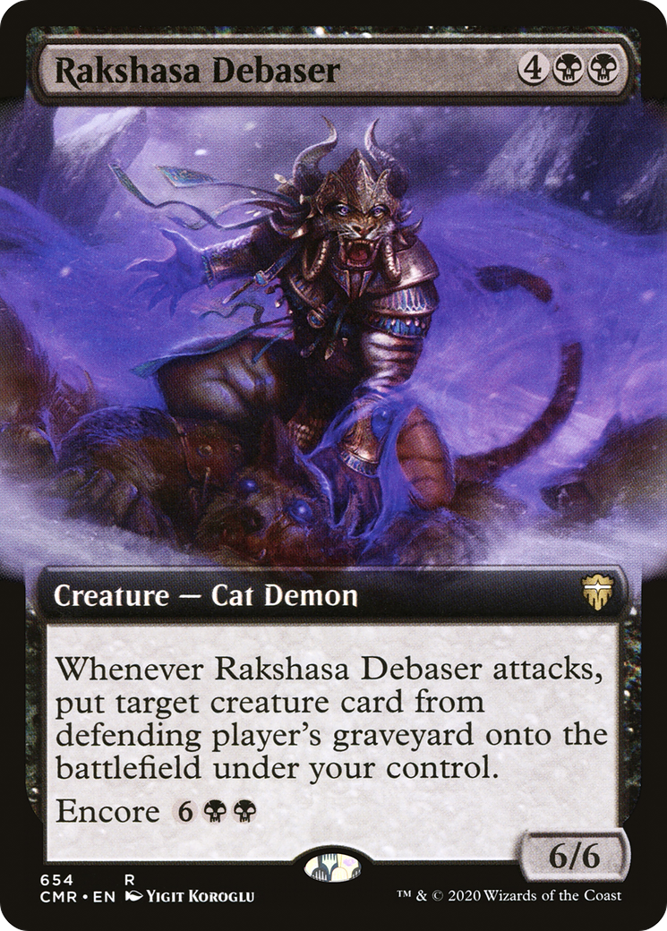 Rakshasa Debaser (CMR-654) - Commander Legends: (Extended Art)