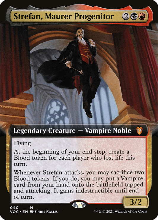 Strefan, Maurer Progenitor (VOC-040) - Crimson Vow Commander: (Extended Art)