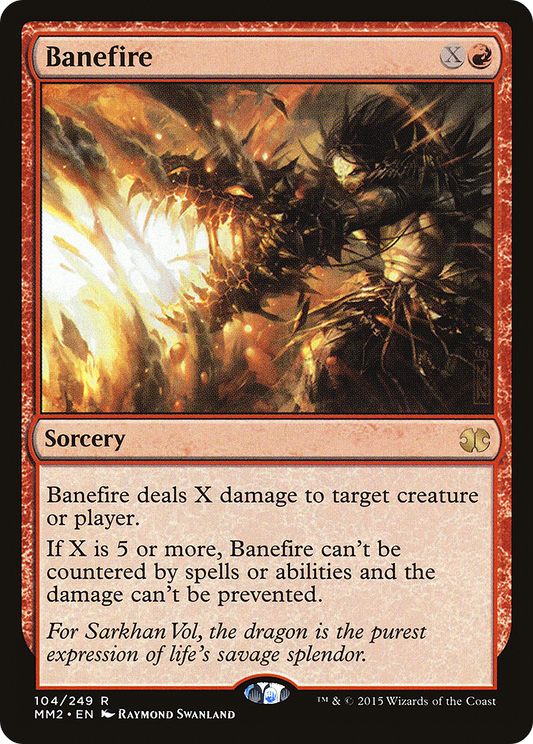 Banefire (MM2-104) - Modern Masters 2015