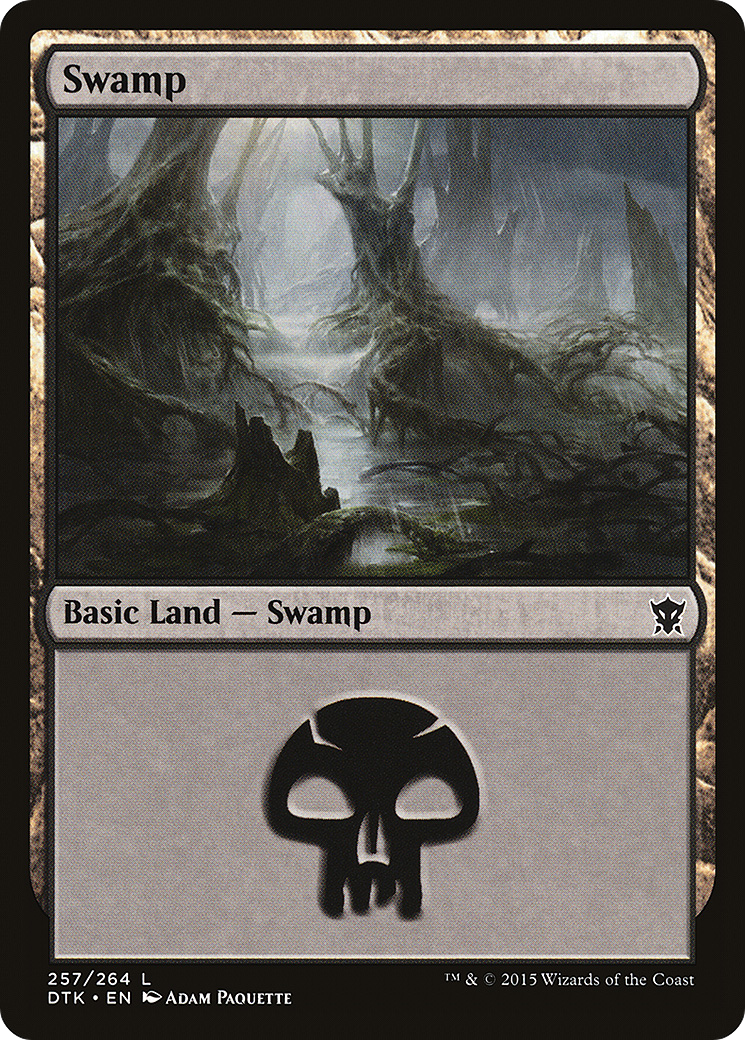 Swamp (DTK-257) - Dragons of Tarkir