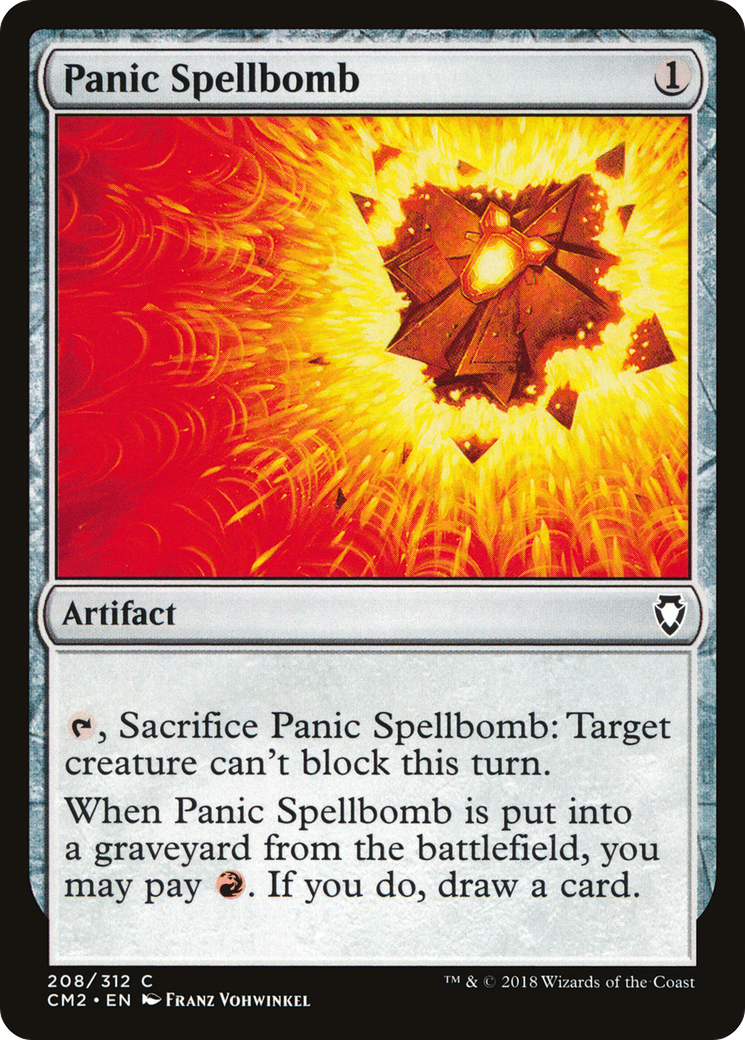 Panic Spellbomb (CM2-208) - Commander Anthology Volume II