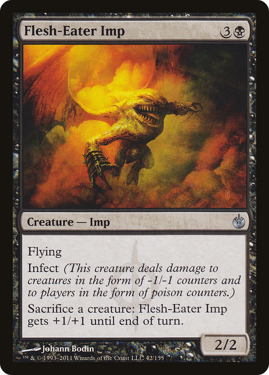 Flesh-Eater Imp (MBS-042) - Mirrodin Besieged