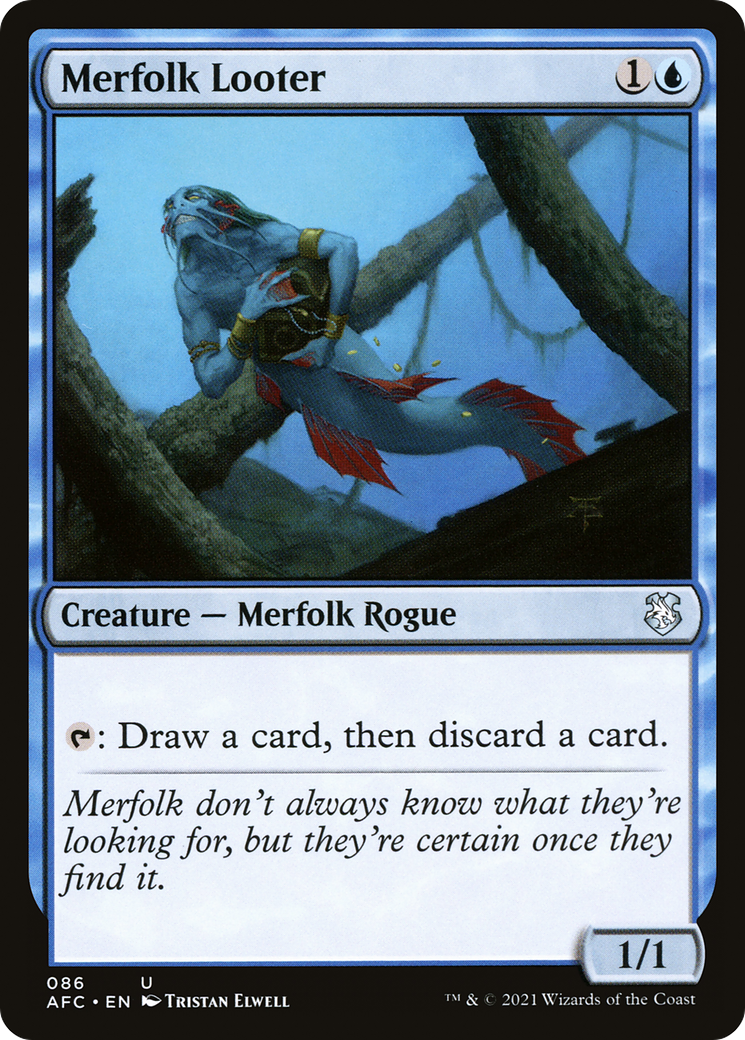 Merfolk Looter (AFC-086) - Forgotten Realms Commander