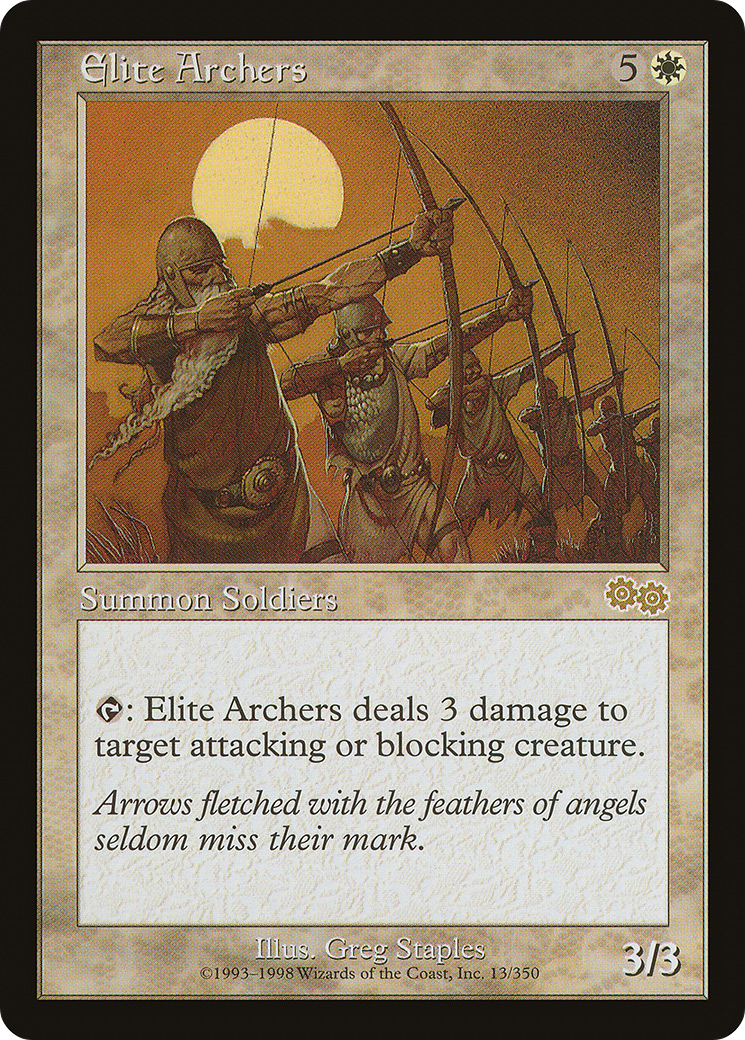 Elite Archers (USG-013) - Urza's Saga