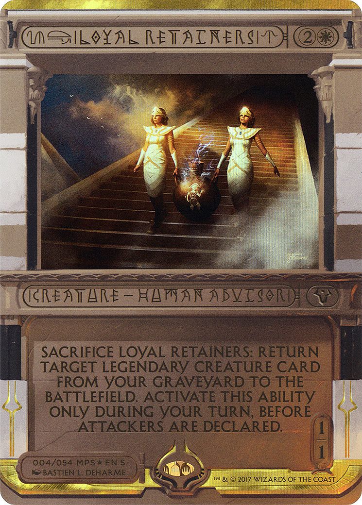 Loyal Retainers (MP2-004) - Amonkhet Invocations (Borderless) Foil