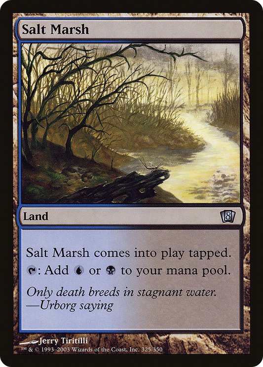 Salt Marsh (8ED-325★) - Eighth Edition Foil