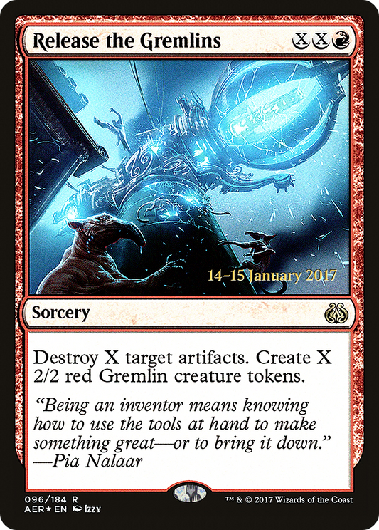 Release the Gremlins (PAER-96S) - Aether Revolt Promos Foil