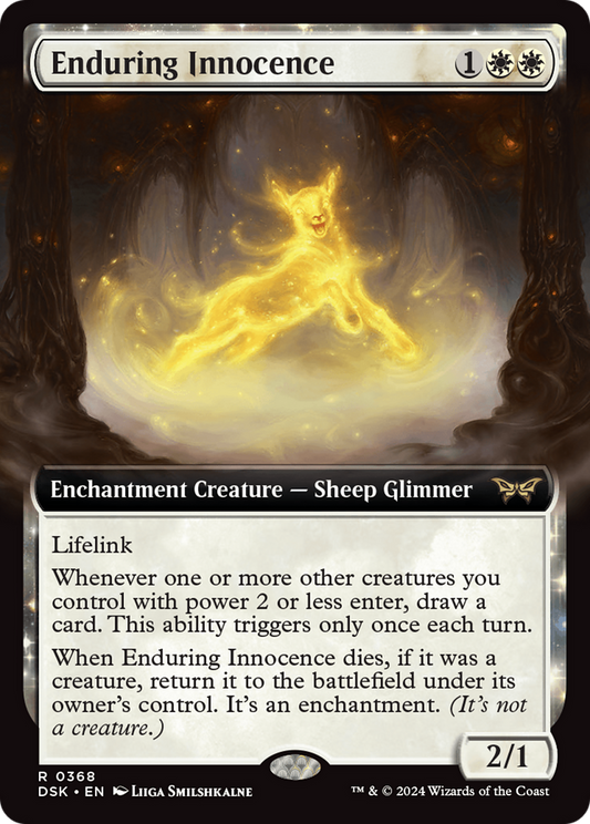 Enduring Innocence (Extended Art) (DSK-368) - Duskmourn: House of Horror: (Extended Art) Foil