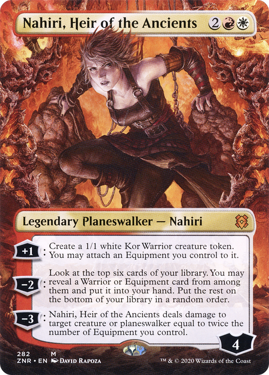 Nahiri, Heir of the Ancients (ZNR-282) - Zendikar Rising (Borderless)